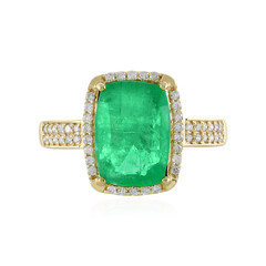 Anillo en oro con Esmeralda de Etiopía (AMAYANI)