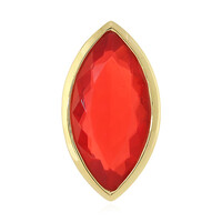 Colgante en plata con Ópalo rojo de Etiopía