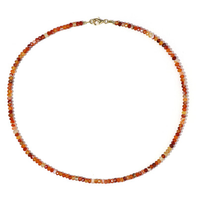 Collar en plata con Cornalina