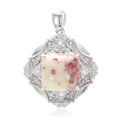 Colgante en plata con Cinabrio