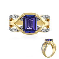 Anillo en oro con Tanzanita AAA (AMAYANI)