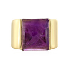 Anillo en plata con Amatista de Zambia
