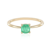 Anillo en oro con Esmeralda de Colombia