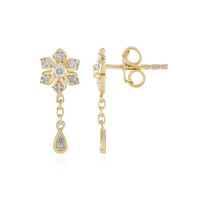 Pendientes en plata con Diamante I2 (I)
