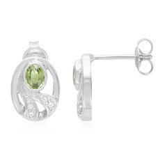 Pendientes en plata con Zafiro de Mozambique