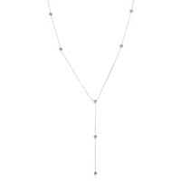 Collar en oro con Diamante champán VS1 (de Melo)