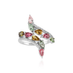 Anillo en plata con Turmalina