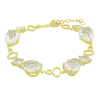 Brazalete en plata con Cuarzo blanco (TPC)
