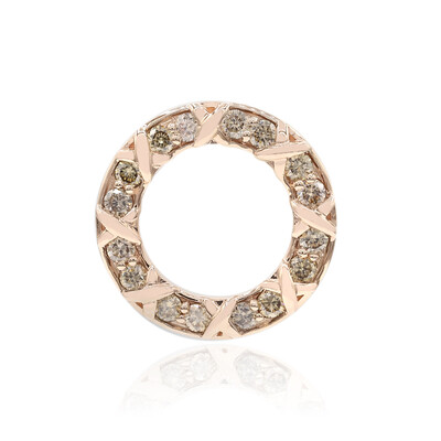 Colgante en oro con Diamante rosa de Francia de Argyle SI1 (Annette)