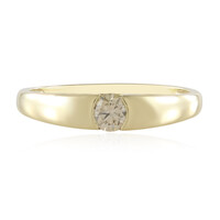 Anillo en oro con Diamante champán VS1