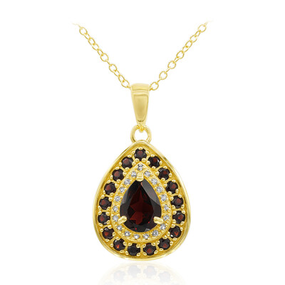 Collar en plata con Granate