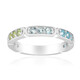 Anillo en plata con Topacio blanco