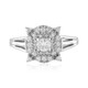Anillo en plata con Zafiro blanco