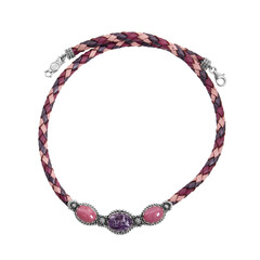 Collar con Charoita (Desert Chic)