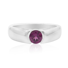 Anillo en plata con Rodolita