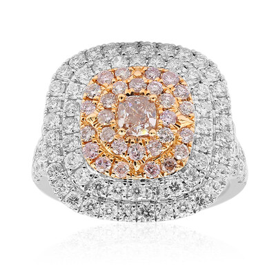 Anillo en oro con Diamante rosa I1 (CIRARI)