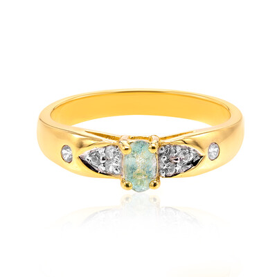 Anillo en plata con Turmalina Paraíba de Brasil