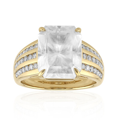 Anillo en oro con Cerusita de Namibia (de Melo)