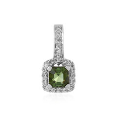 Colgante en plata con Turmalina neón de Nigeria