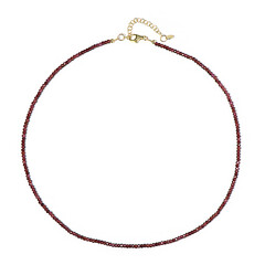 Collar en plata con Granate de la India