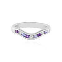 Anillo en plata con Tanzanita