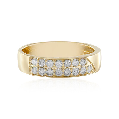 Anillo en oro con Diamante I2 (H) (de Melo)
