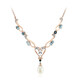 Collar en plata con Perla blanca Freshwater