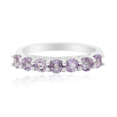 Anillo en plata con Amatista