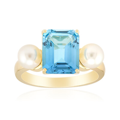 Anillo en oro con Topacio de Marambaia (Michelle Albala)