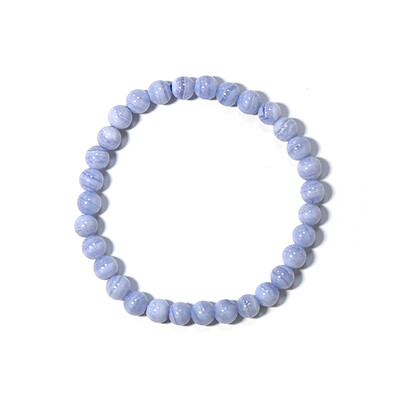 Brazalete con Ágata de lazo azul