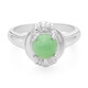 Anillo en plata con Crisoprasa imperial