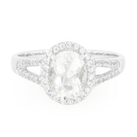 Anillo en plata con Petalita