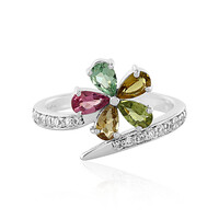 Anillo en plata con Turmalina