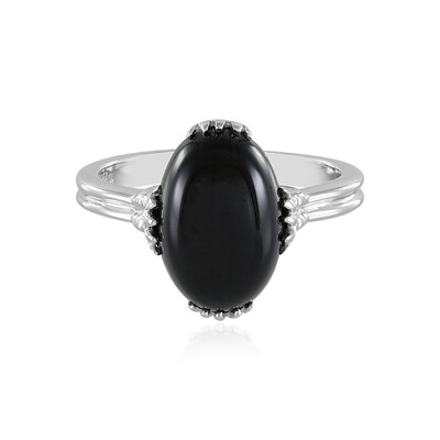 Anillo en plata con Ónix negro