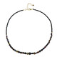 Collar en plata con Espinela negra