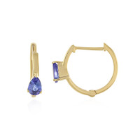 Pendientes en plata con Tanzanita AAA