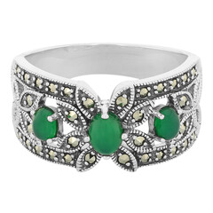 Anillo en plata con Ágata