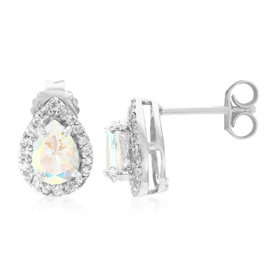 Pendientes en plata con Topacio Rayo de Luna