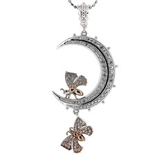 Collar en plata con Zircón (Dallas Prince Designs)