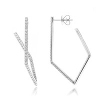 Pendientes en oro con Diamante I1 (H)  (CIRARI)