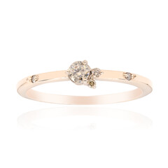 Anillo en oro con Diamante rosa de Francia de Argyle SI1
