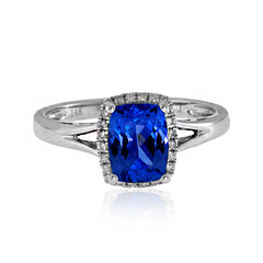 Anillo en oro con Tanzanita AAA (CIRARI)