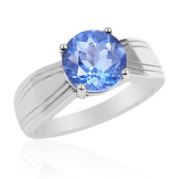 Anillo en plata con Fluorita de color cambiante