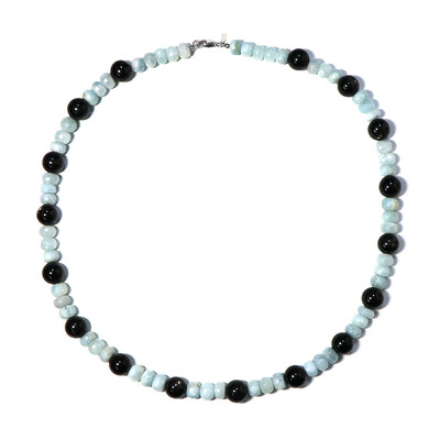 Collar en plata con Obsidiana
