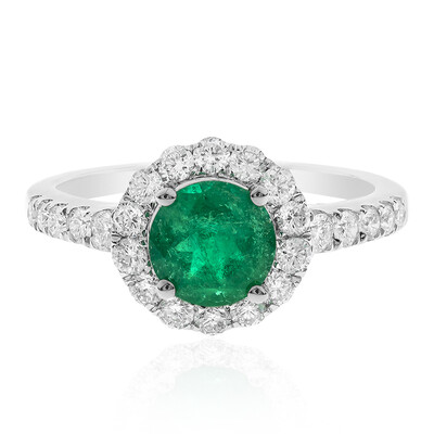 Anillo en oro con Granate tsavorita AAA (CIRARI)