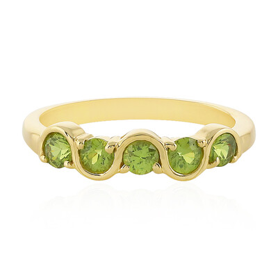Anillo en oro con Demantoide de Rusia (La Revelle)
