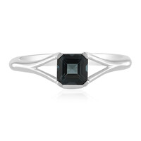 Anillo en plata con Topacio azul de Londres