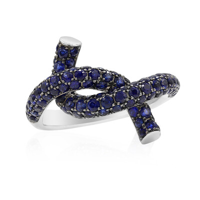 Anillo en oro con Zafiro azul (Estée Collection)