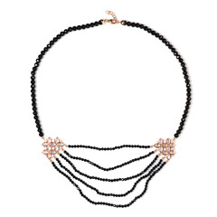 Collar en plata con Piedra de Luna arcoíris (KM by Juwelo)