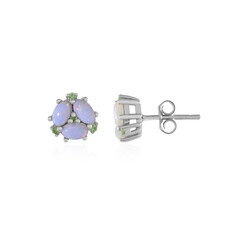 Pendientes en plata con Ópalo de Australia
